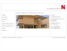 Tablet Screenshot of immo-gutachter.at